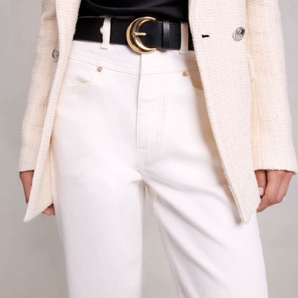 NWT Maje WIDE-LEG JEANS size 36 / US S - Picture 4 of 5